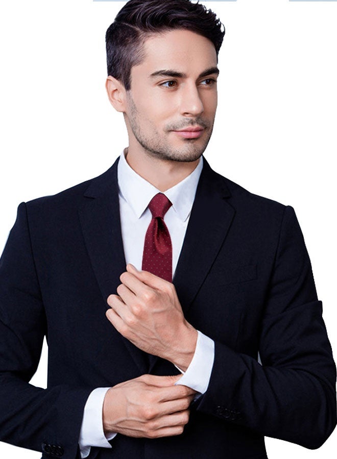 HOOTO 2pcs lace up ties Set for Men Adjustable Men's Pretied Neckties on Tie - Image 5
